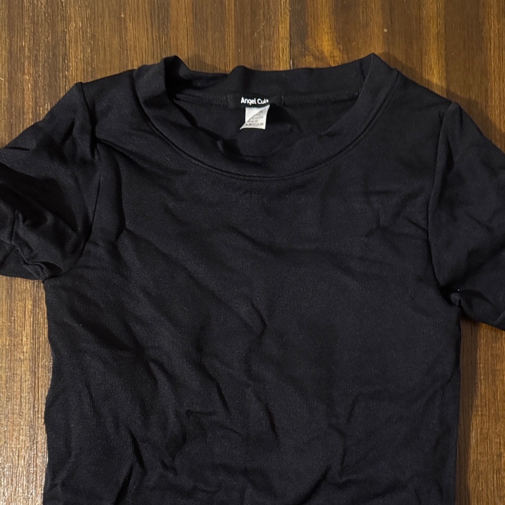 Black Crop Top